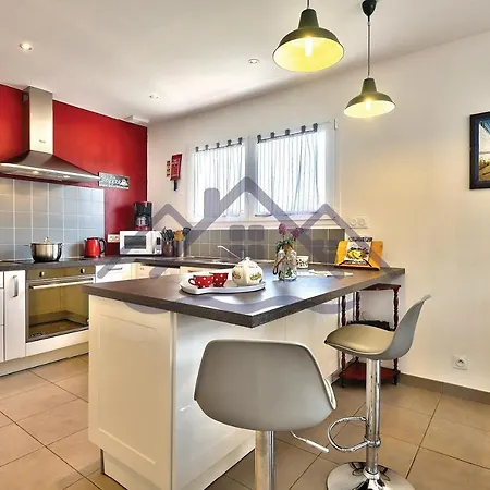 Localise - M8b - Ty Katell-roz - Maison De Plain-pied Avec Un Terrain Entierement Clos A Quelques Pas De La Et Du Centre - Wifi Inclus - Draps Inclus - Animaux Bienvenus Σπίτι διακοπών *