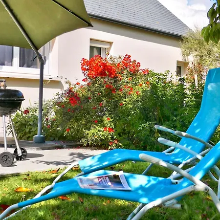 Localise - M8b - Ty Katell-roz - Maison De Plain-pied Avec Un Terrain Entierement Clos A Quelques Pas De La Et Du Centre - Wifi Inclus - Draps Inclus - Animaux Bienvenus Tréffiagat